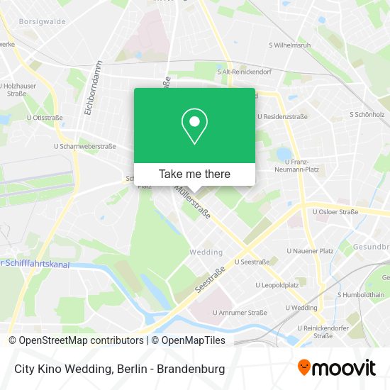 City Kino Wedding map