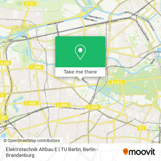 Карта Elektrotechnik Altbau E | TU Berlin