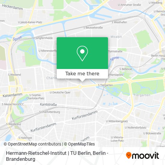 Карта Hermann-Rietschel-Institut | TU Berlin