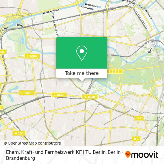 Ehem. Kraft- und Fernheizwerk KF | TU Berlin map