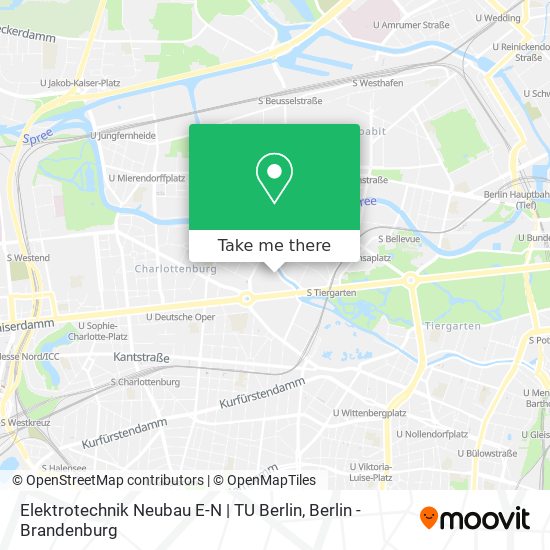 Карта Elektrotechnik Neubau E-N | TU Berlin