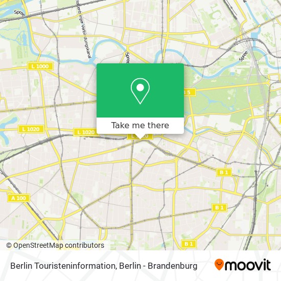 Карта Berlin Touristeninformation