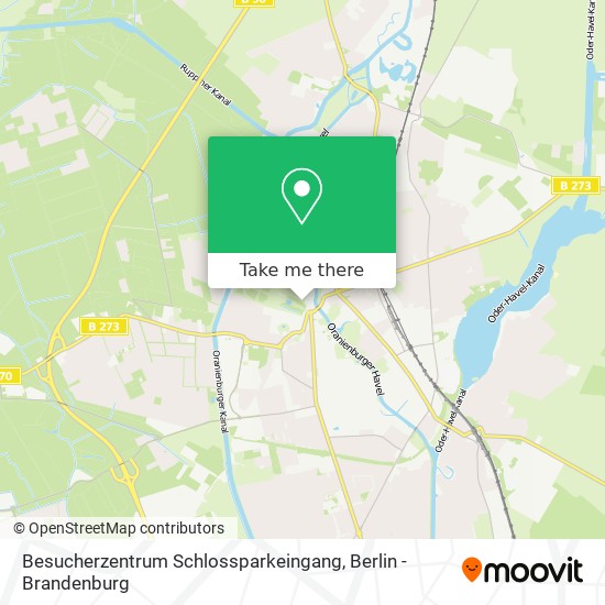 Besucherzentrum Schlossparkeingang map