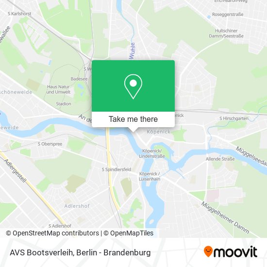 AVS Bootsverleih map