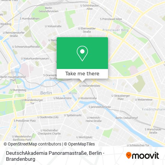 DeutschAkademia Panoramastraße map