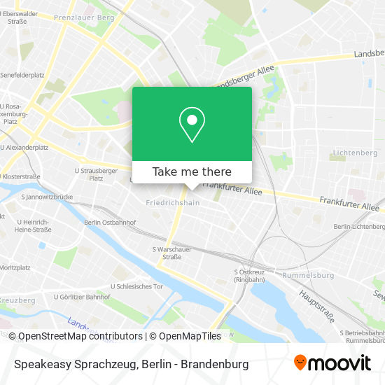 Speakeasy Sprachzeug map