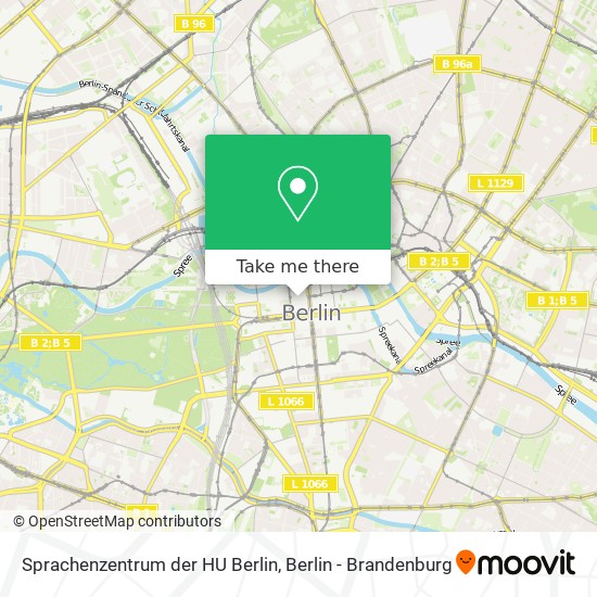 Sprachenzentrum der HU Berlin map