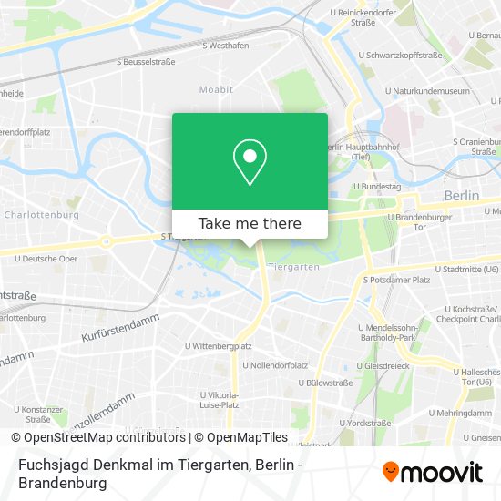 Fuchsjagd Denkmal im Tiergarten map