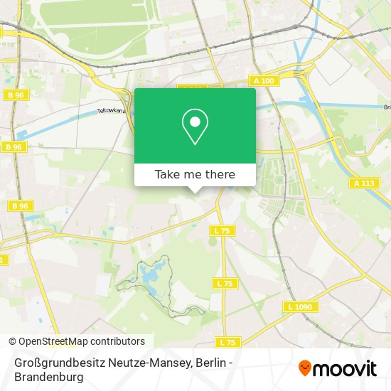 Großgrundbesitz Neutze-Mansey map