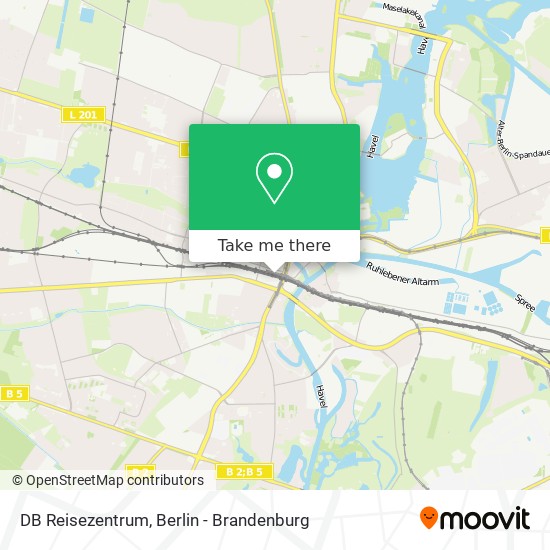 DB Reisezentrum map