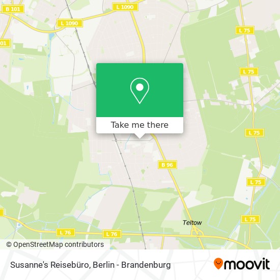 Susanne's Reisebüro map