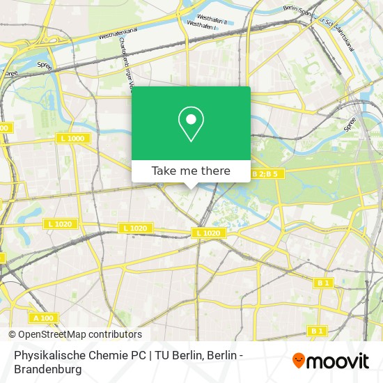 Physikalische Chemie PC | TU Berlin map
