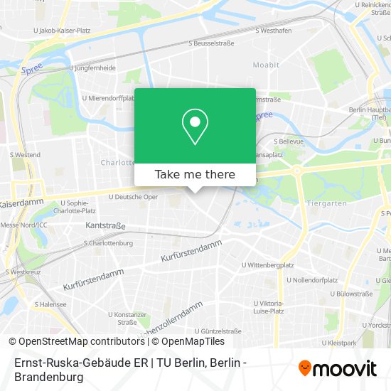 Карта Ernst-Ruska-Gebäude ER | TU Berlin