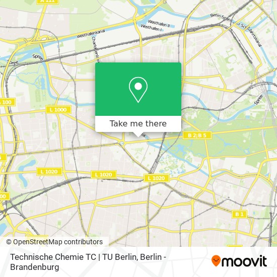 Technische Chemie TC | TU Berlin map