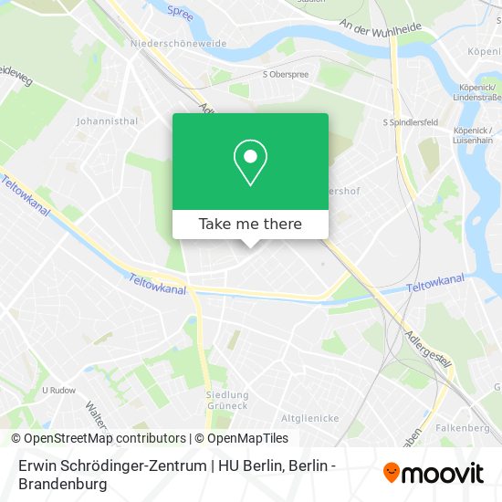 Карта Erwin Schrödinger-Zentrum | HU Berlin