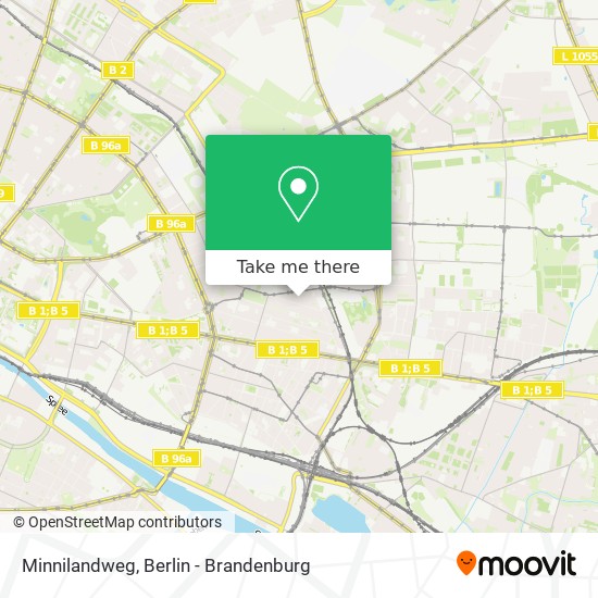 Minnilandweg map