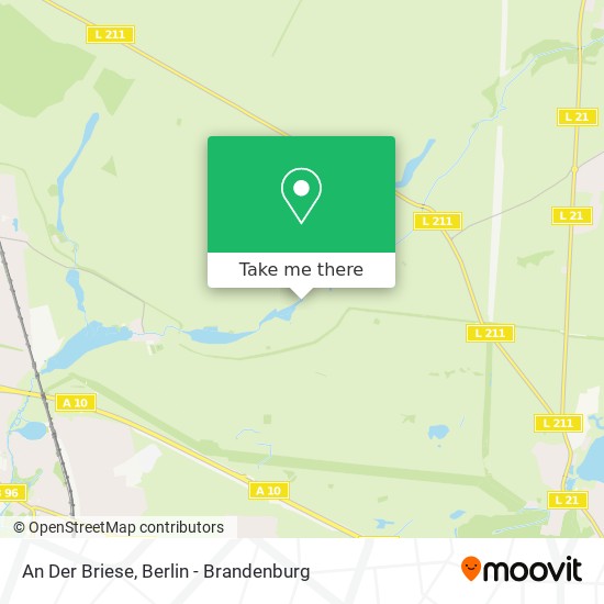 An Der Briese map