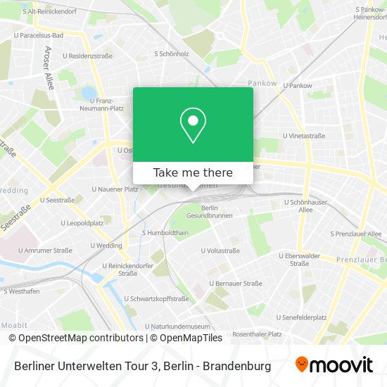 Berliner Unterwelten Tour 3 map