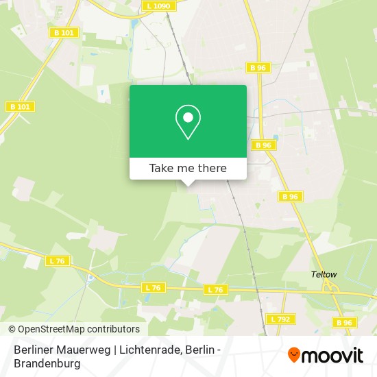 Berliner Mauerweg | Lichtenrade map