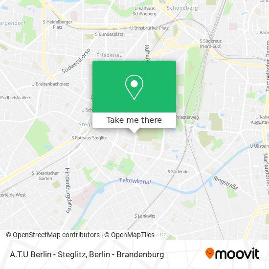 Карта A.T.U Berlin - Steglitz
