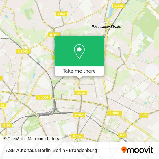 ASB Autohaus Berlin map