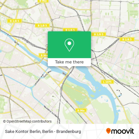 Sake Kontor Berlin map