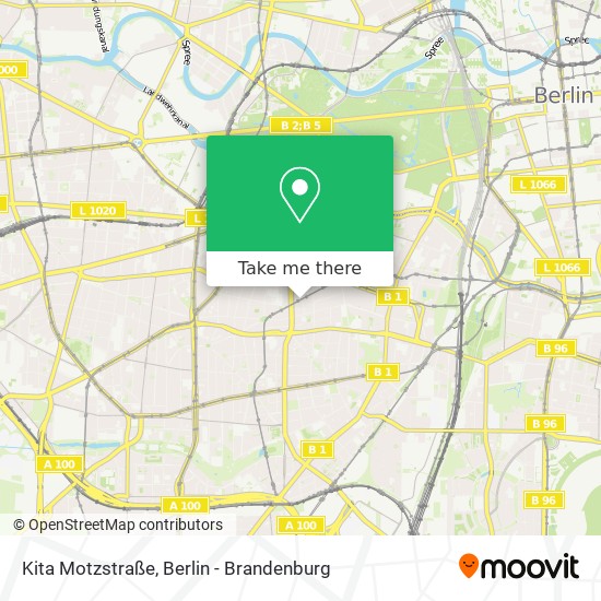 Карта Kita Motzstraße