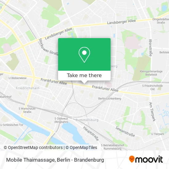 Mobile Thaimassage map