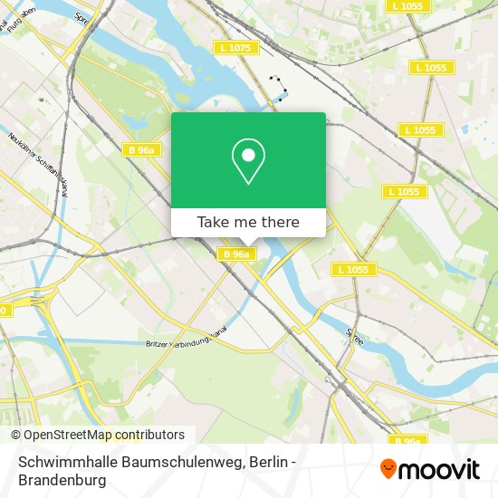 Schwimmhalle Baumschulenweg map