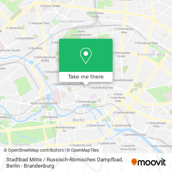 Stadtbad Mitte / Russisch-Römisches Dampfbad map