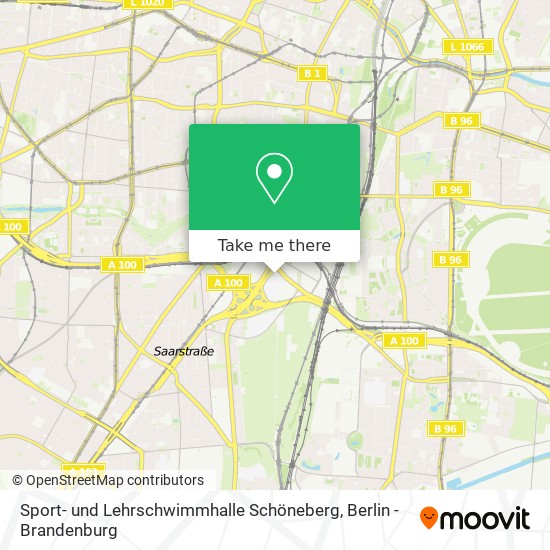 Sport- und Lehrschwimmhalle Schöneberg map