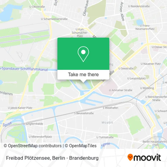 Карта Freibad Plötzensee