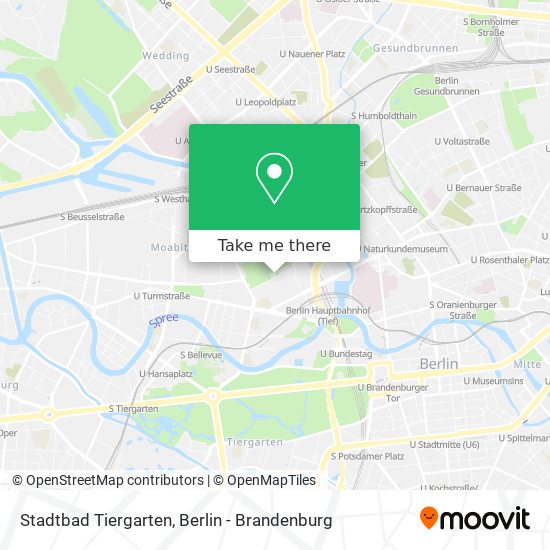 Stadtbad Tiergarten map