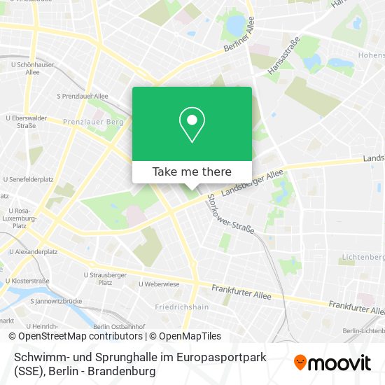 Schwimm- und Sprunghalle im Europasportpark (SSE) map