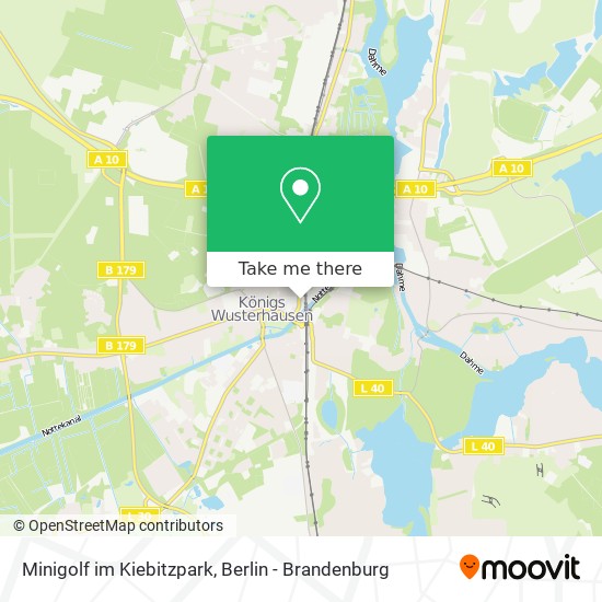Minigolf im Kiebitzpark map