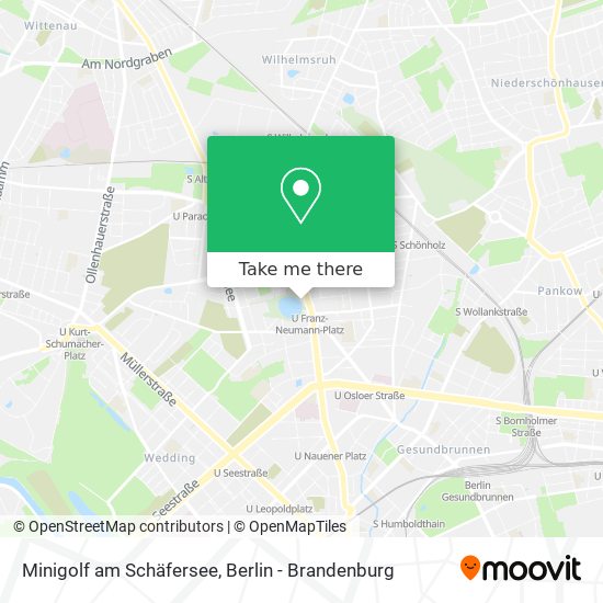 Карта Minigolf am Schäfersee