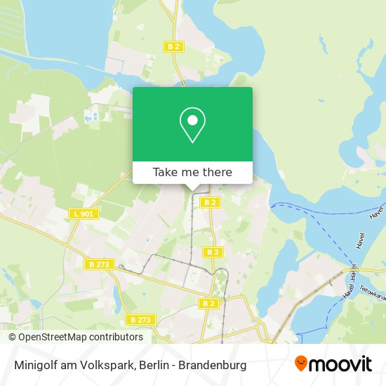 Minigolf am Volkspark map