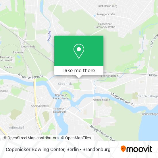 Cöpenicker Bowling Center map