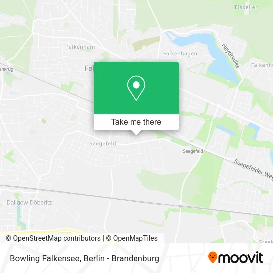 Карта Bowling Falkensee