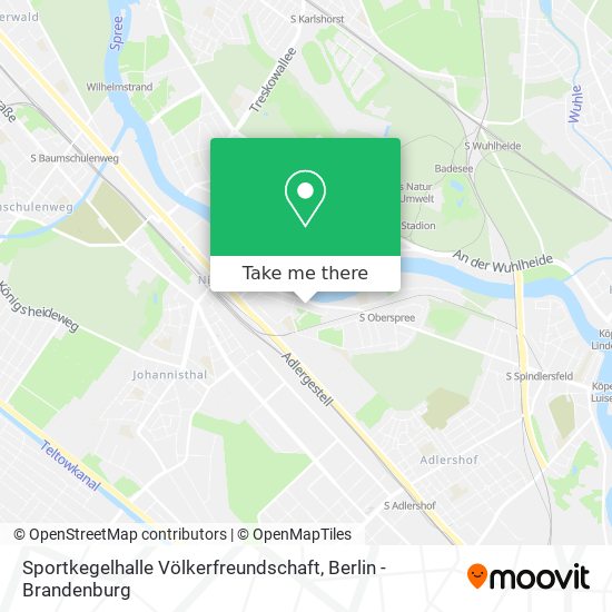 Sportkegelhalle Völkerfreundschaft map