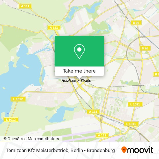 Temizcan Kfz Meisterbetrieb map