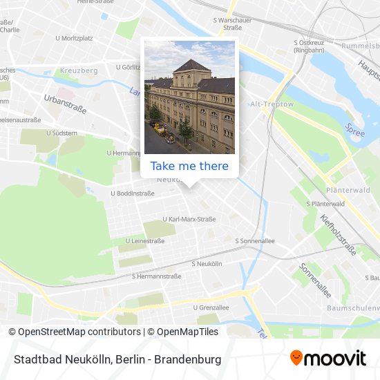 Stadtbad Neukölln map