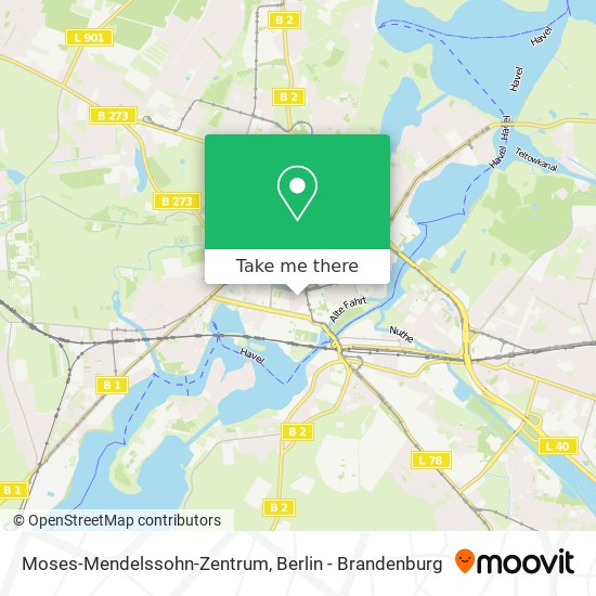 Карта Moses-Mendelssohn-Zentrum