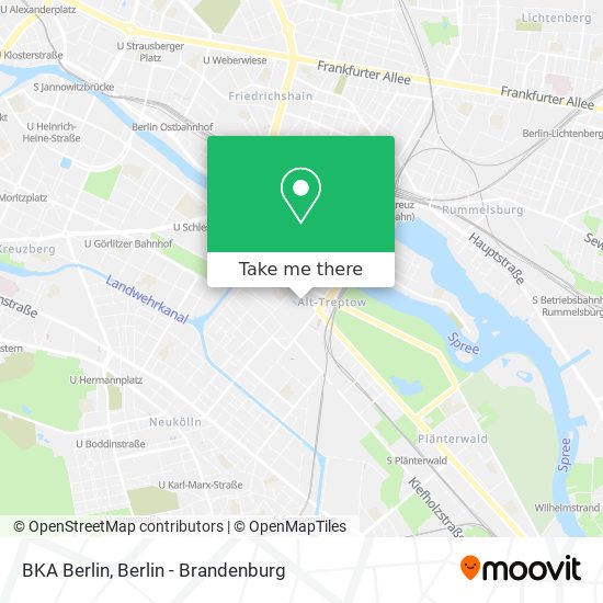 BKA Berlin map