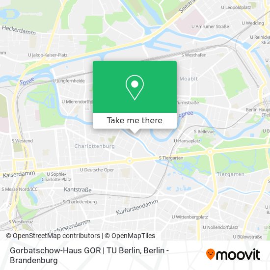 Gorbatschow-Haus GOR | TU Berlin map