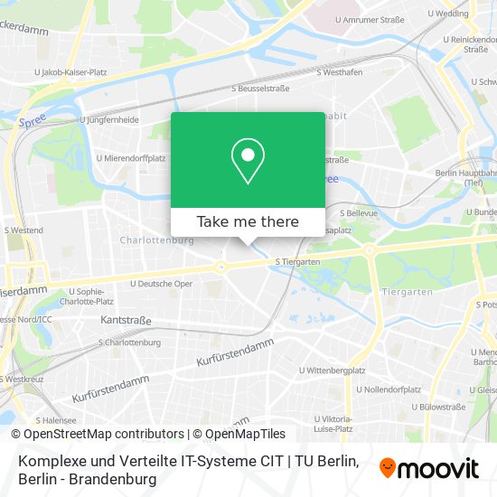 Карта Komplexe und Verteilte IT-Systeme CIT | TU Berlin