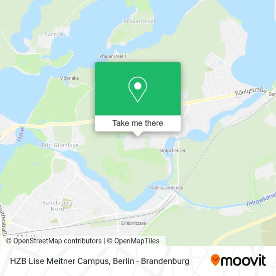 HZB Lise Meitner Campus map