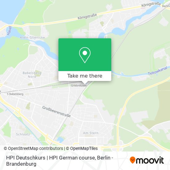 HPI Deutschkurs | HPI German course map