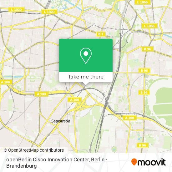 openBerlin Cisco Innovation Center map