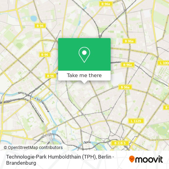 Technologie-Park Humboldthain (TPH) map